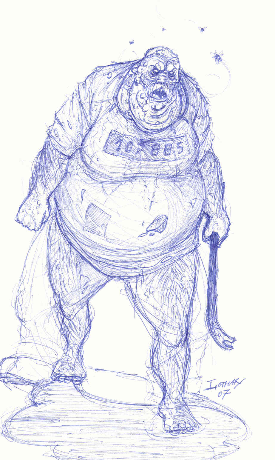 Zombie obèse